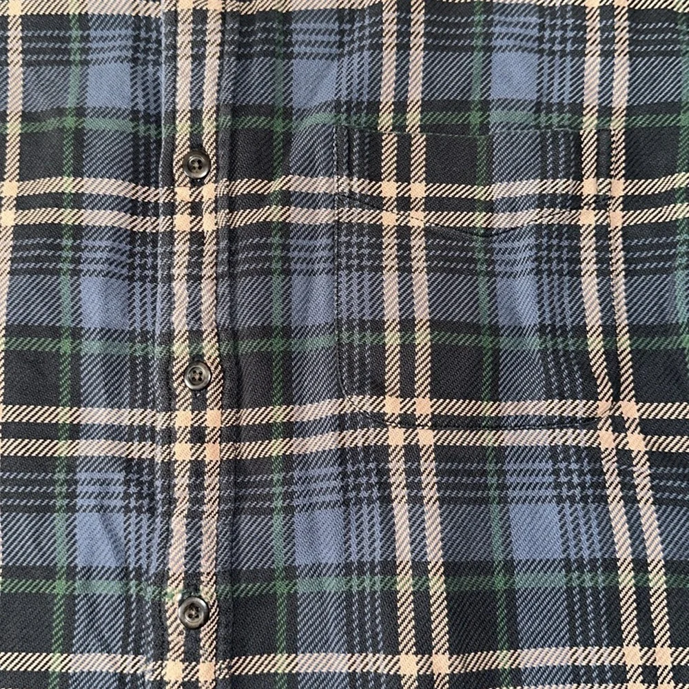 J CREW MENS DISTRESSED FLANNEL